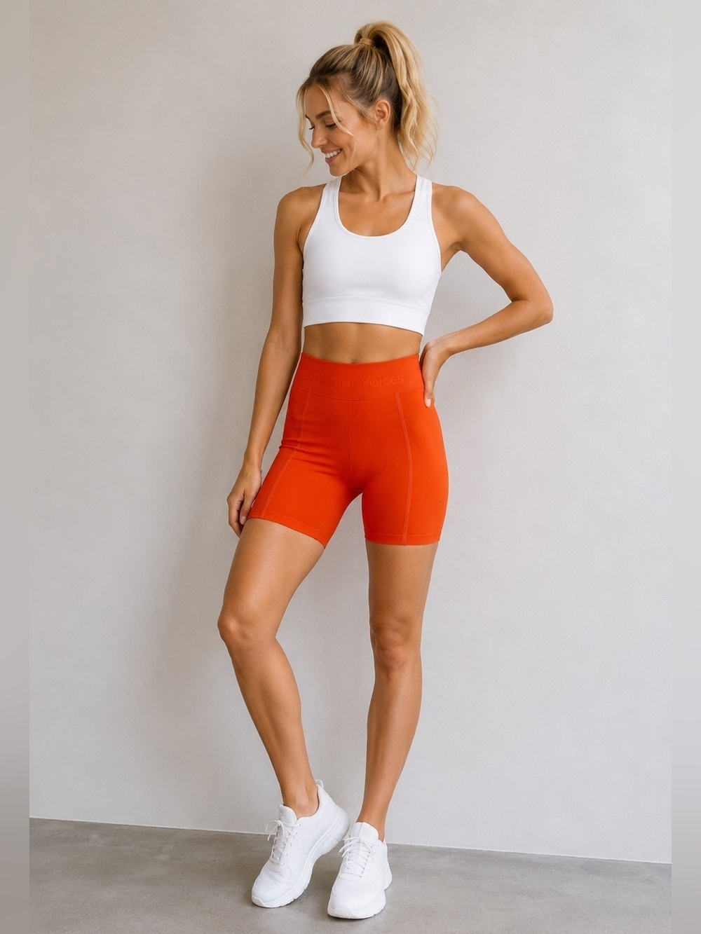 NWT Outdoor Voices SuperForm™️ 5” Shorts in Orange Size Small